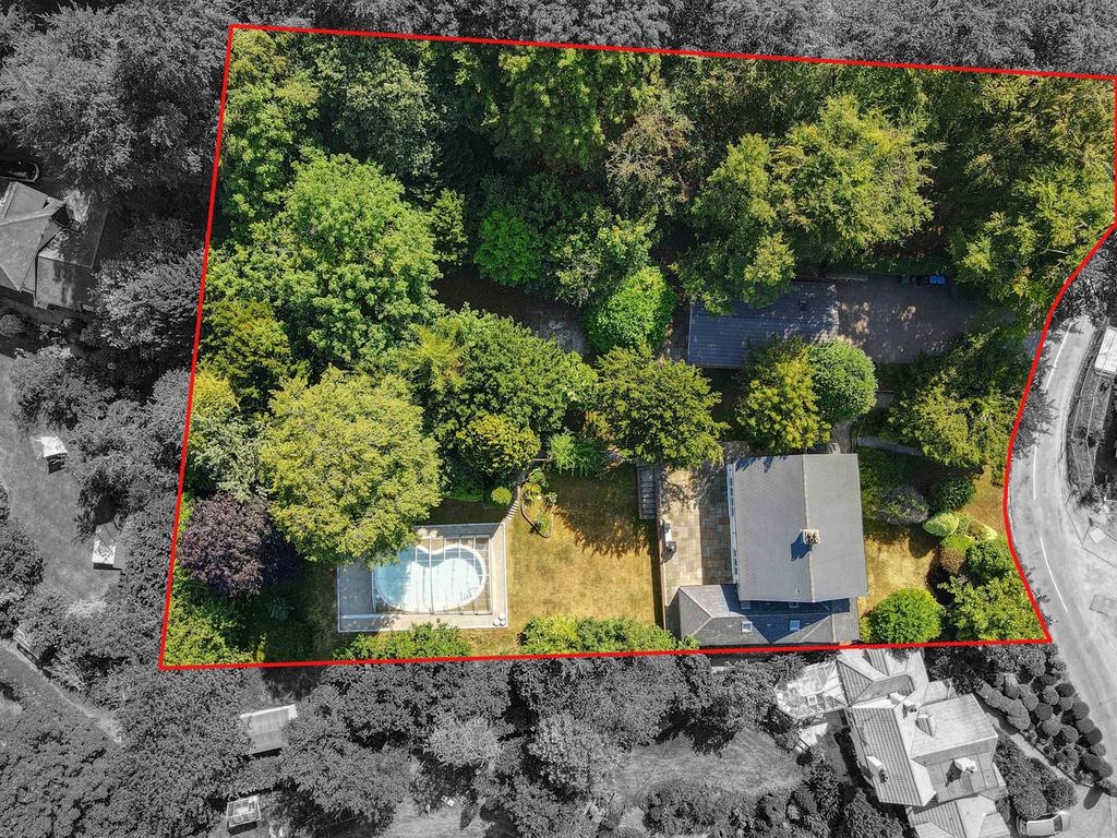Aerial view, land