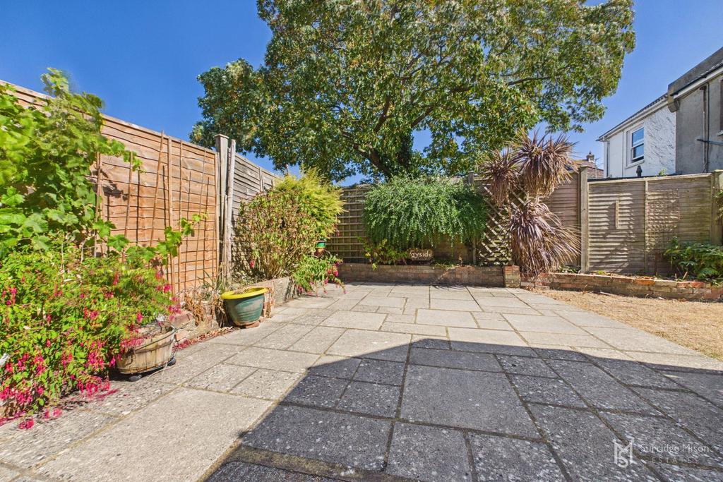 Patio view, garden