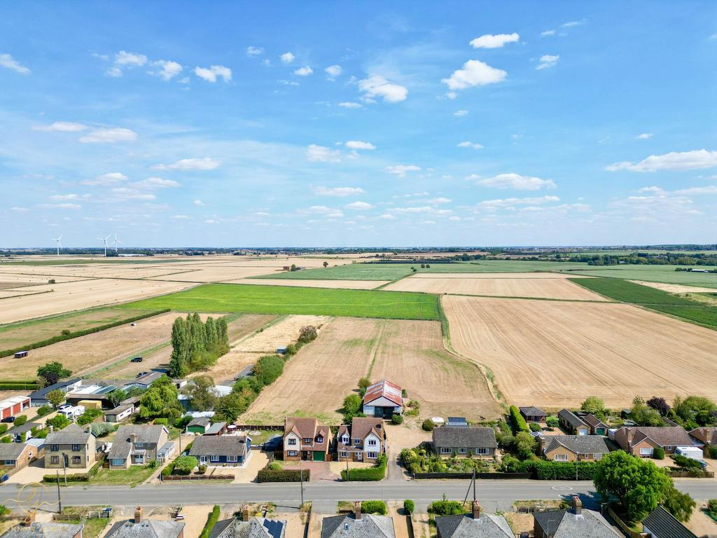 Aerial view, land