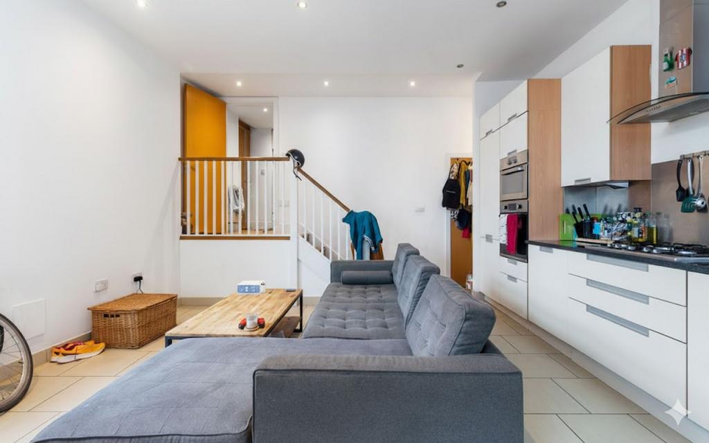 Open-plan living area, open plan living