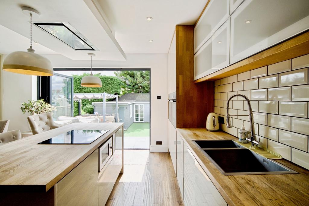 Kitchen, open plan living