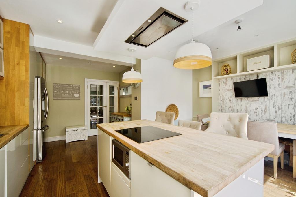 Open-plan living area, open plan living