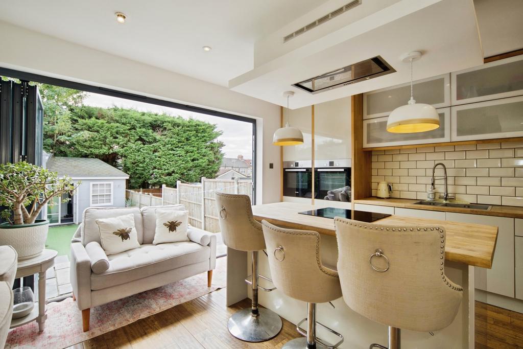 Open-plan living area, open plan living