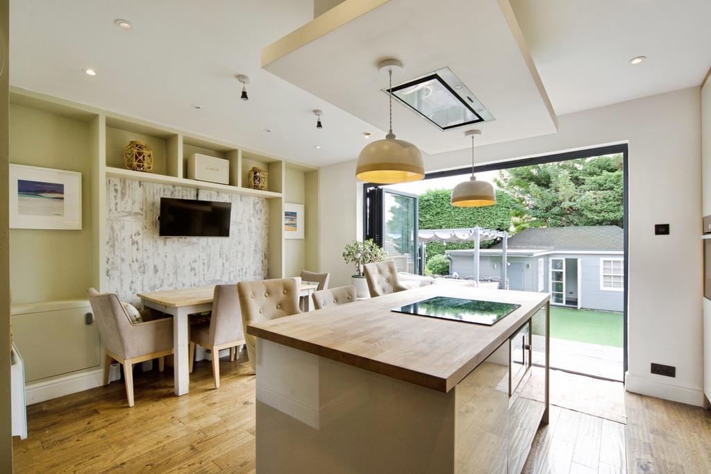 Open-plan living area, open plan living
