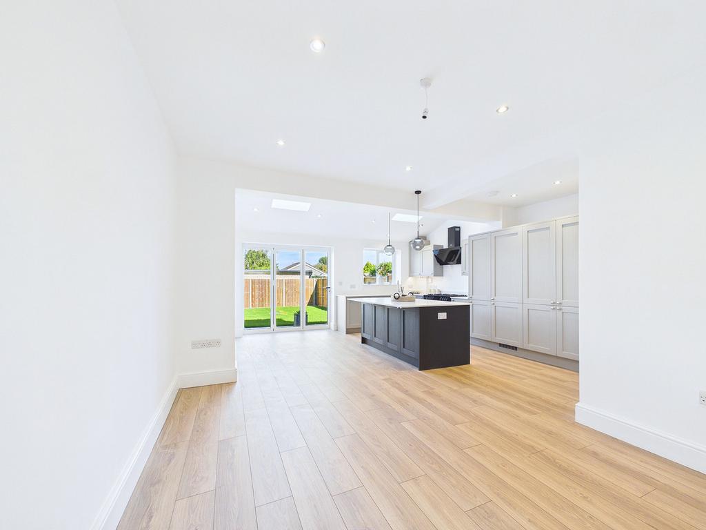 Open-plan living area, open plan living