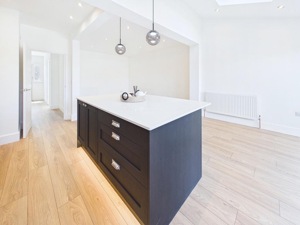 Kitchen, open plan living