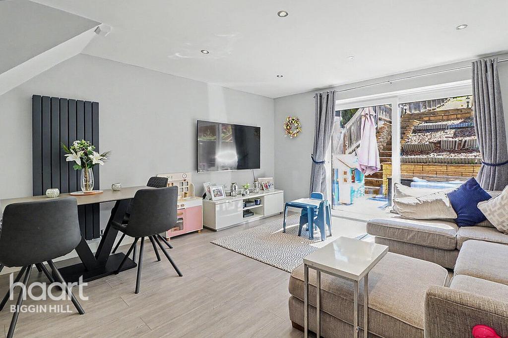 Open-plan living area, open plan living