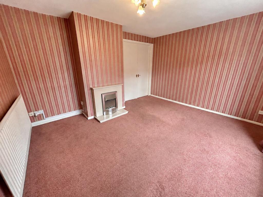 Living room, fireplace