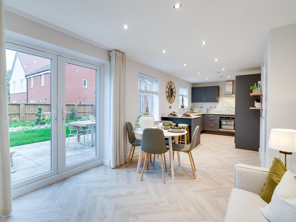 Open-plan living area, open plan living
