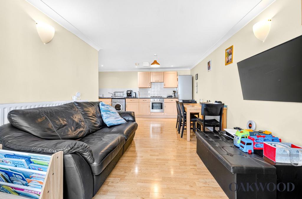 Open-plan living area, open plan living