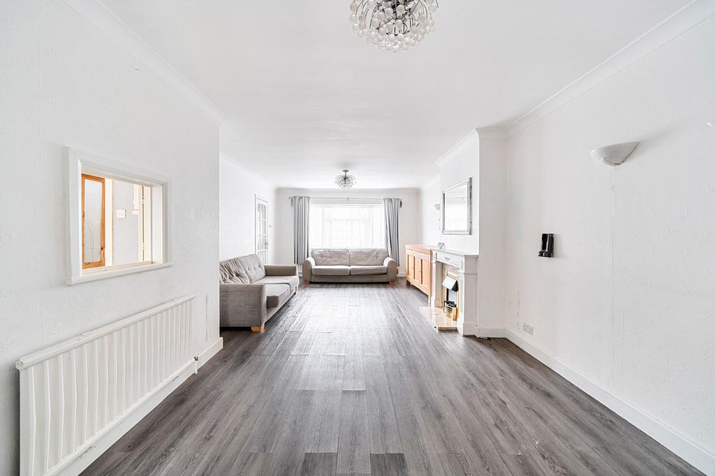 Open-plan living area, open plan living