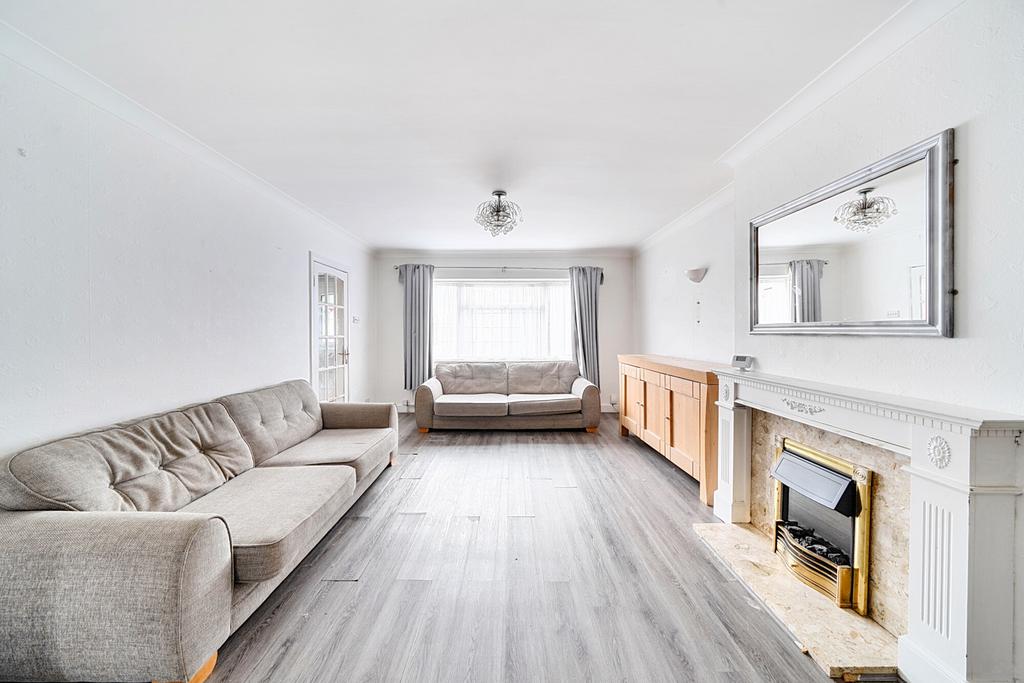 Living room, fireplace