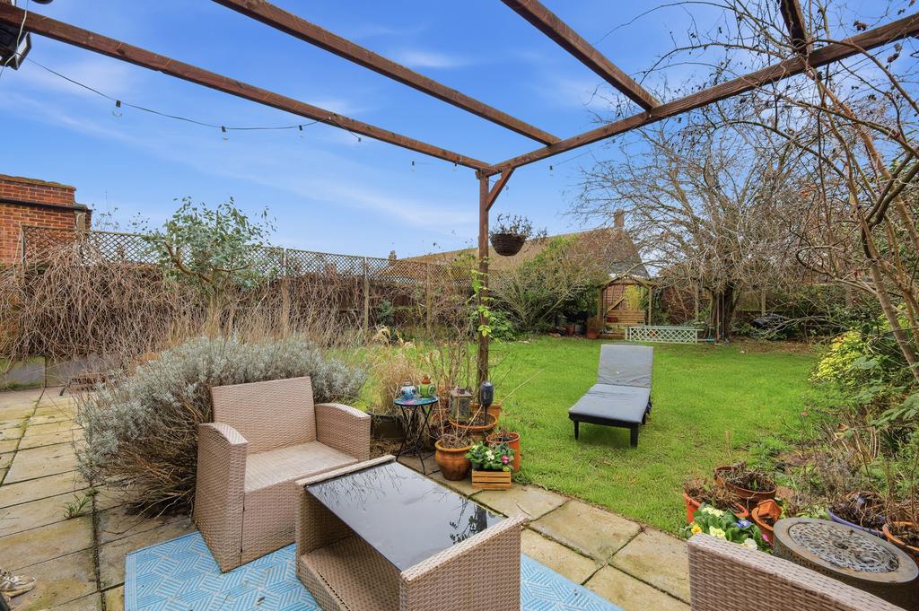 Patio view, garden