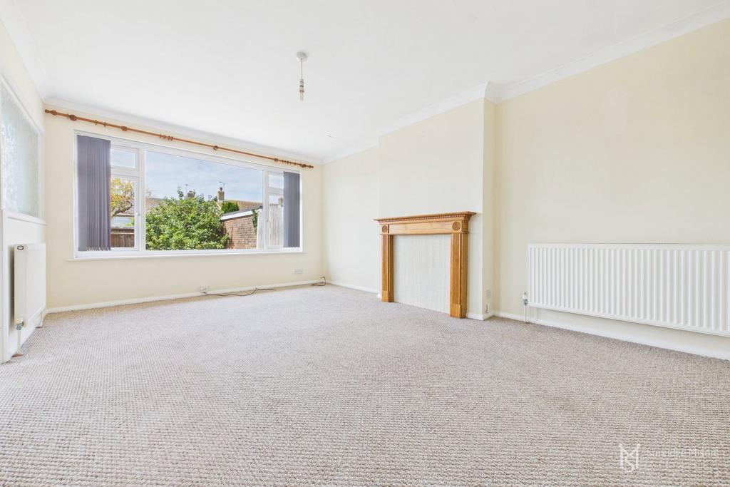 Living room, fireplace