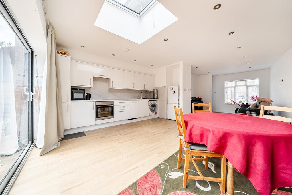 Open-plan living area, open plan living