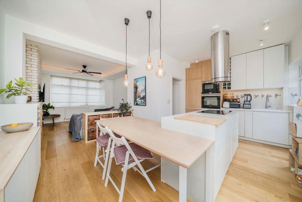 Open-plan living area, open plan living