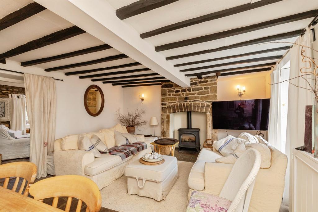 Living room, fireplace