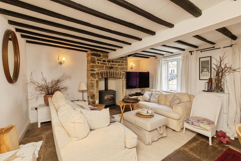 Living room, fireplace