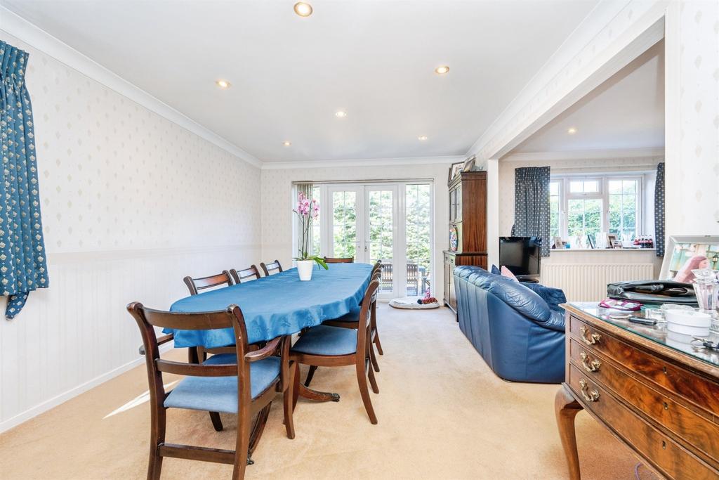 Open-plan living area, open plan living