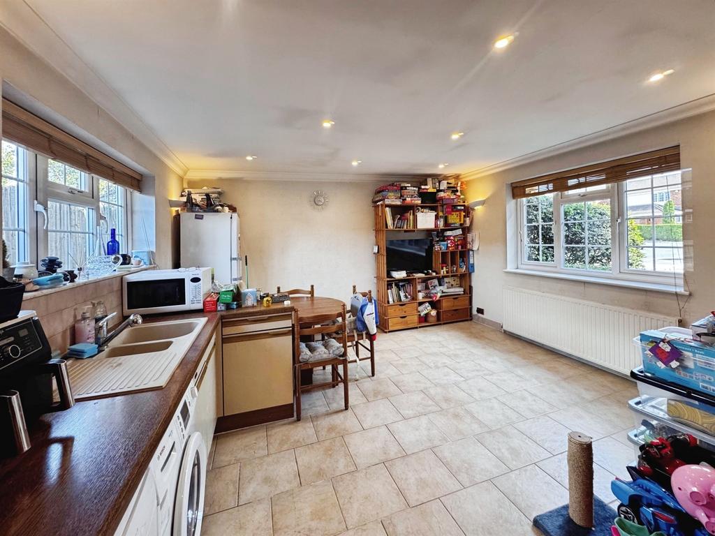 Open-plan living area, open plan living