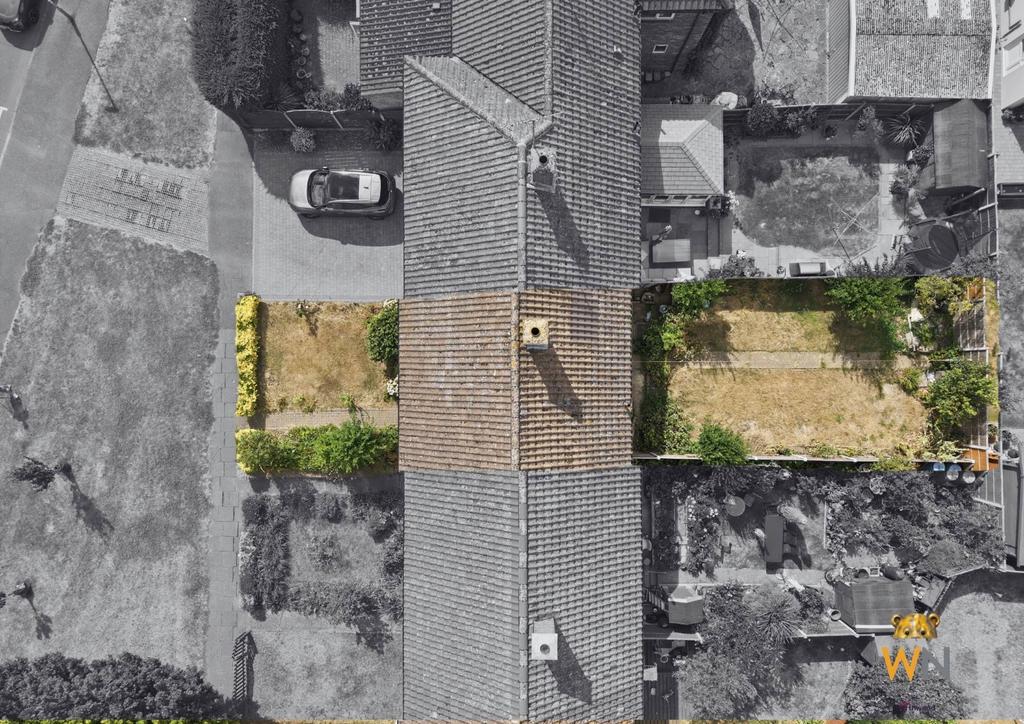 Aerial view, land