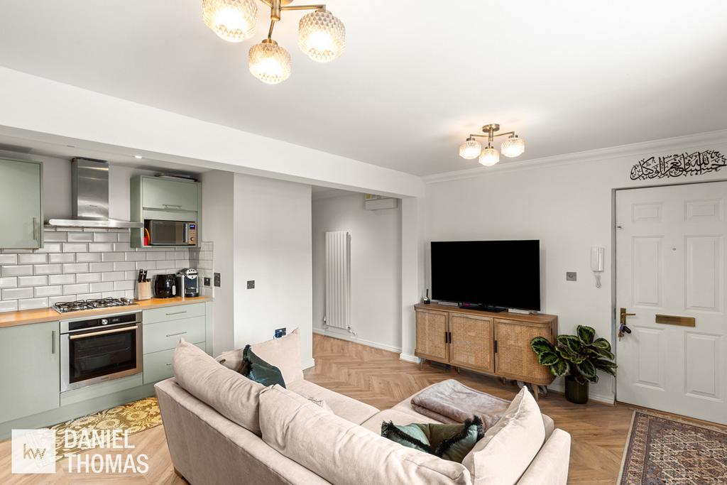 Open-plan living area, open plan living