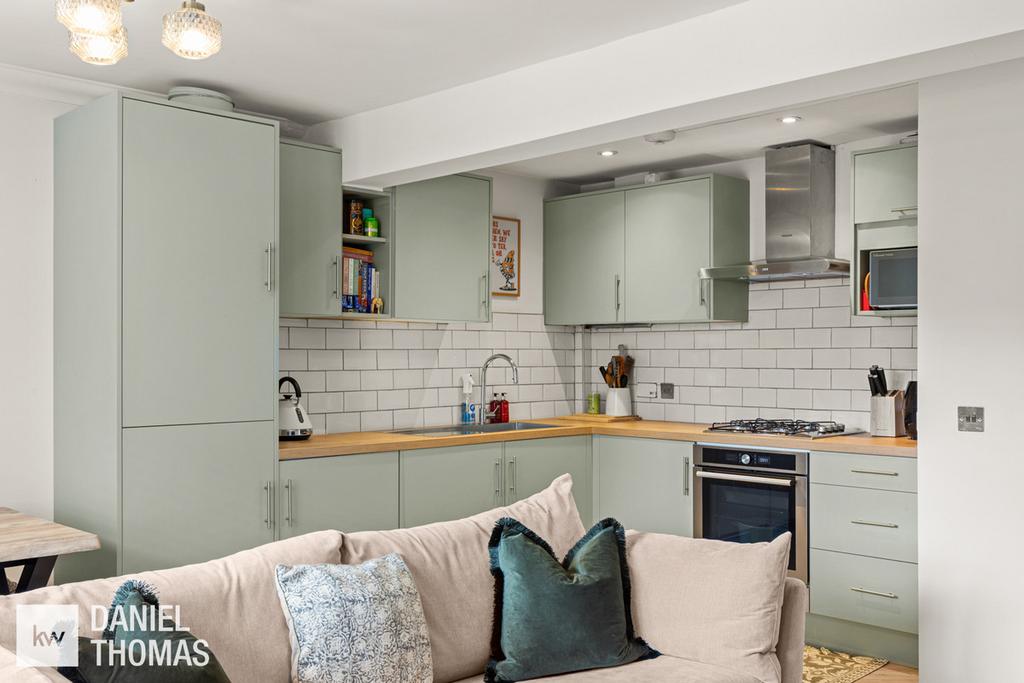Open-plan living area, open plan living