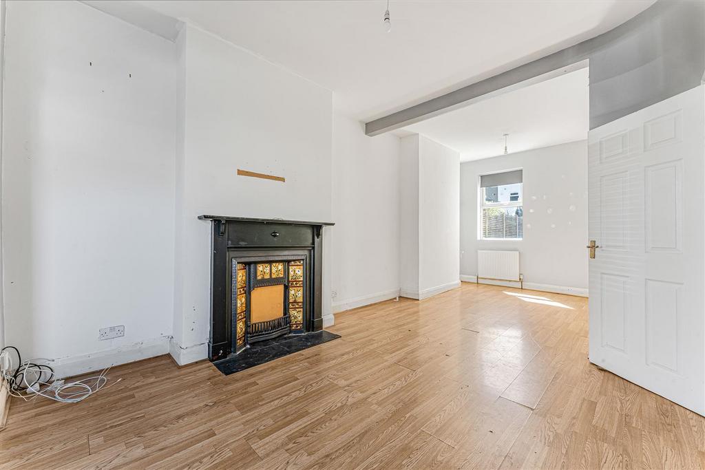 Living room, fireplace