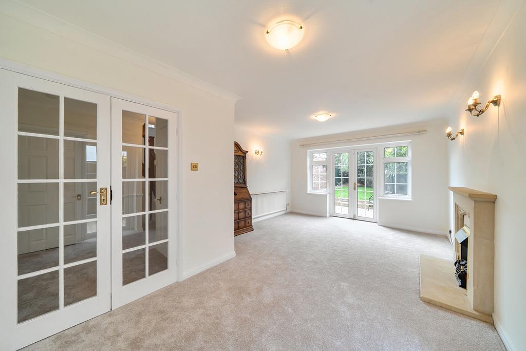 Living room, fireplace
