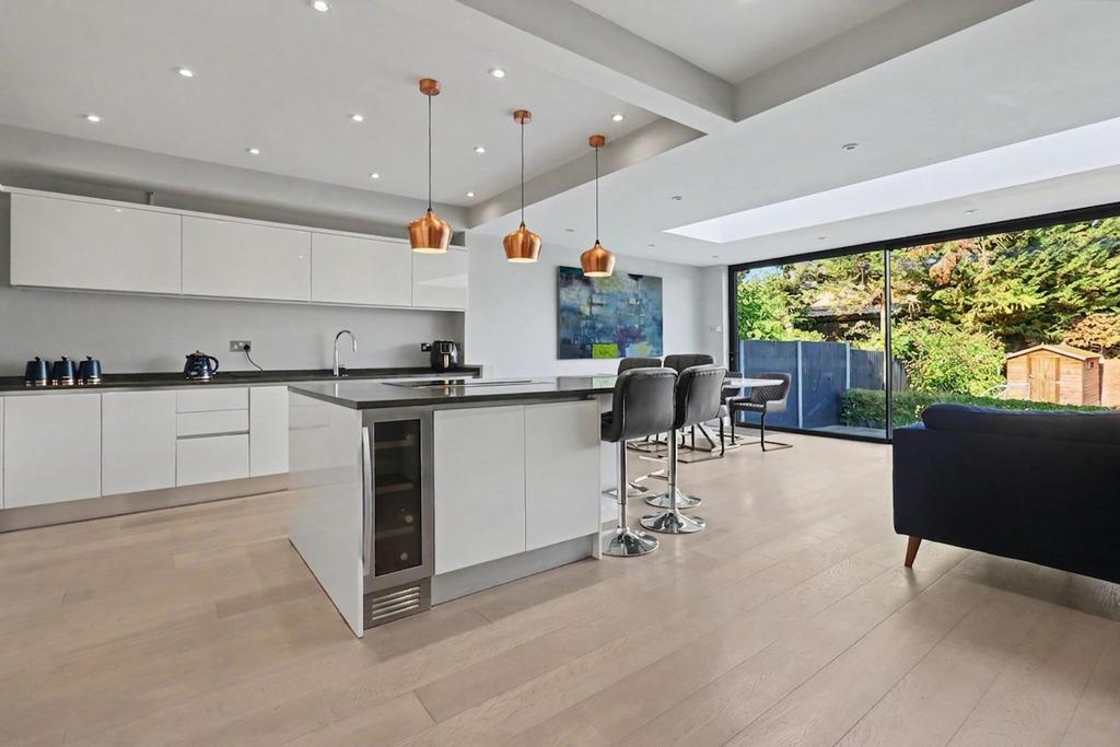 Open-plan living area, open plan living