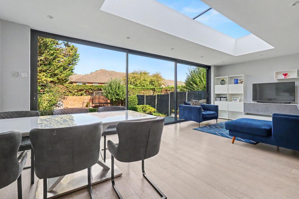 Open-plan living area, open plan living