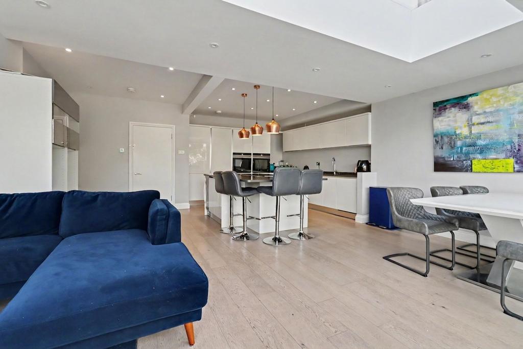 Open-plan living area, open plan living