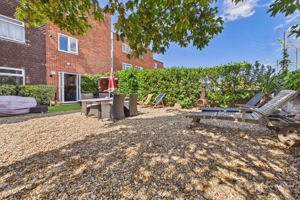 Patio view, garden