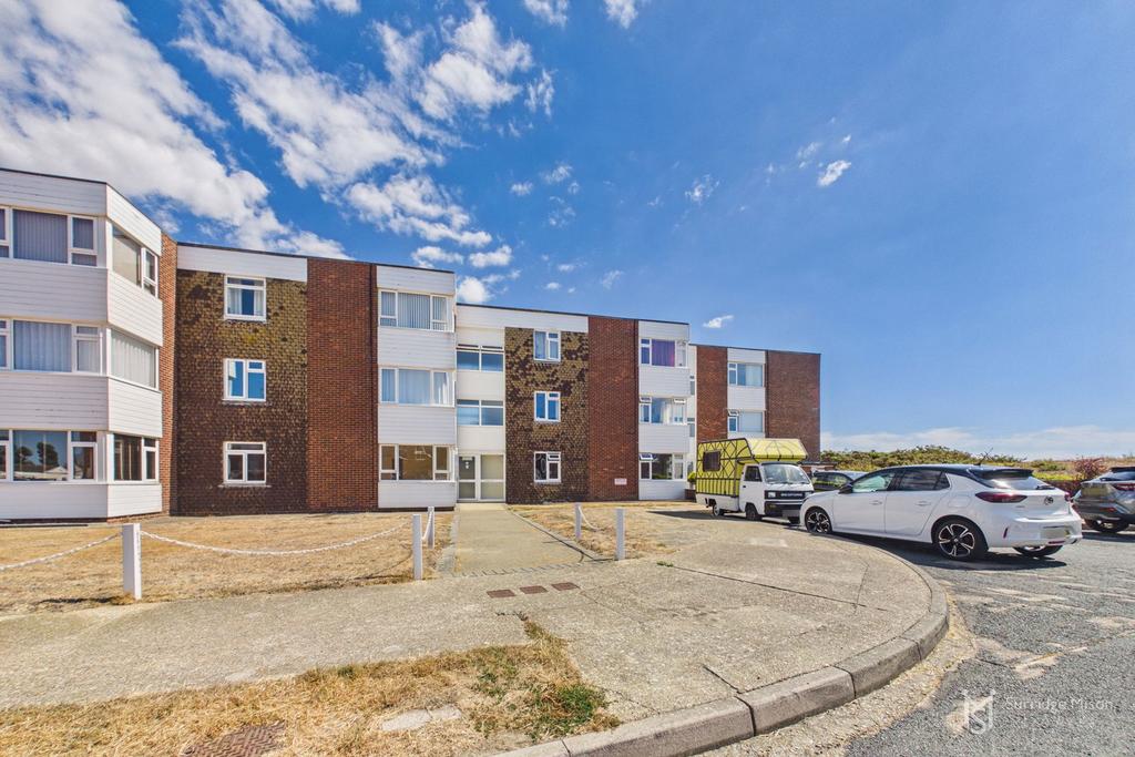 Apartment building facade, block of apartments