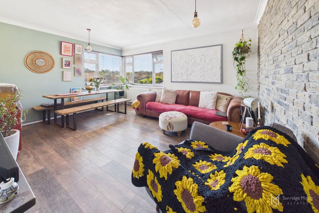 Open-plan living area, open plan living