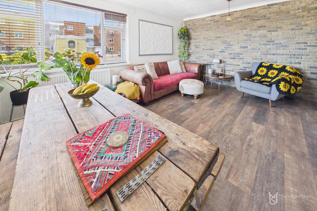 Open-plan living area, open plan living