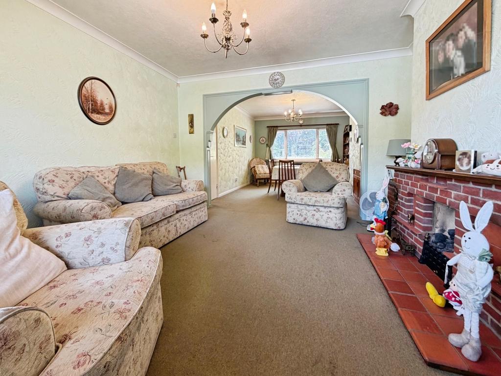Living room, fireplace