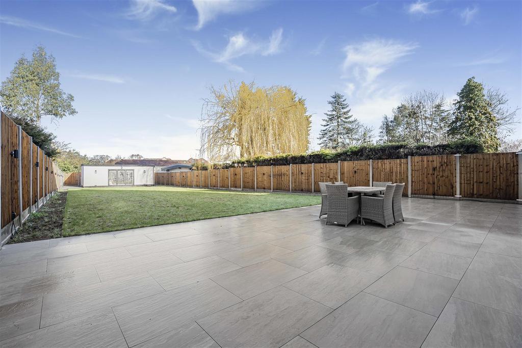 Patio view, garden