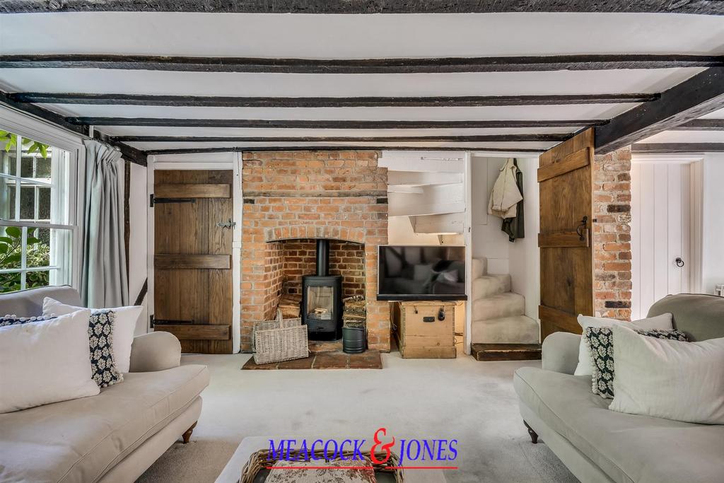 Living room, fireplace