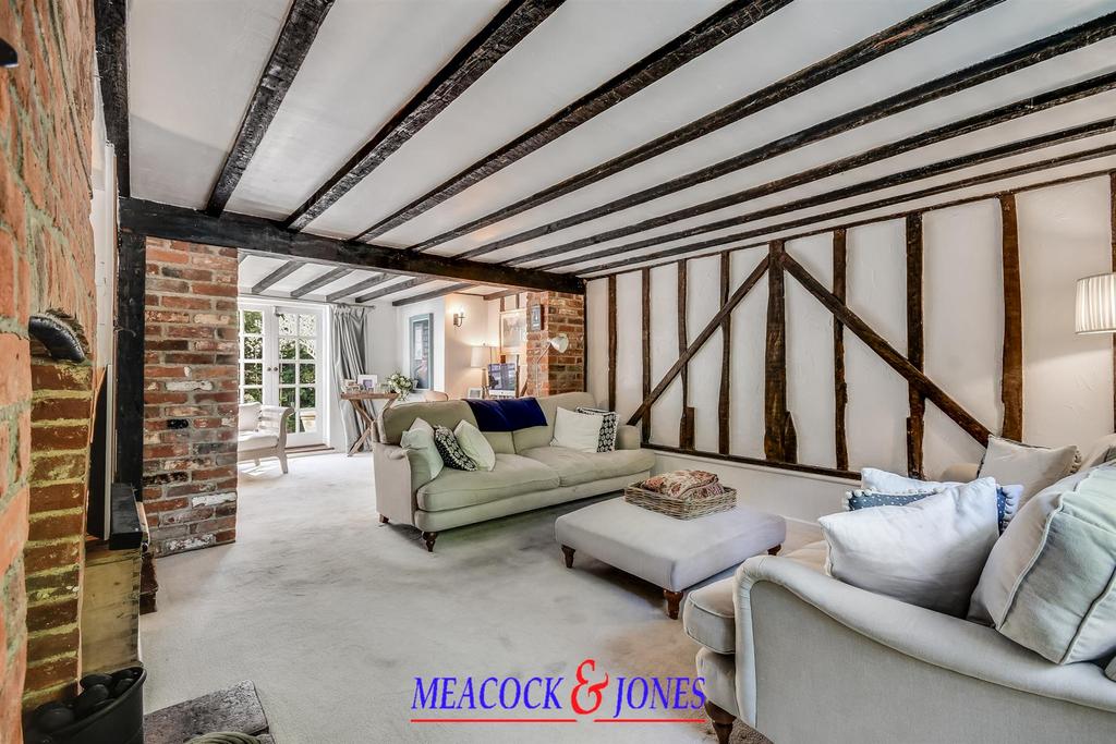 Living room, fireplace