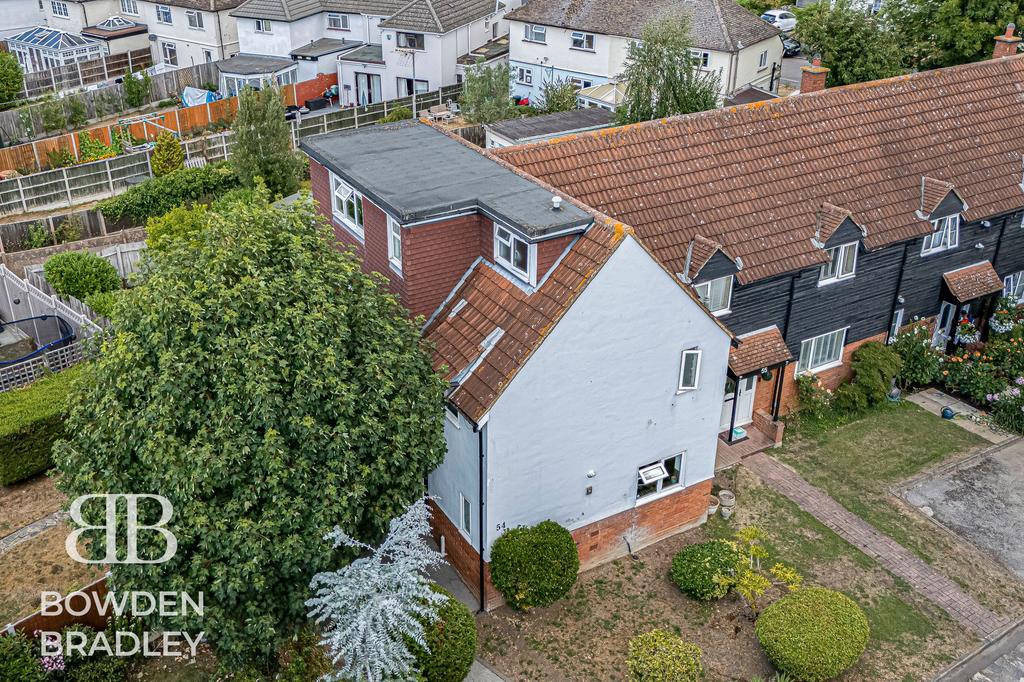 Aerial view, land
