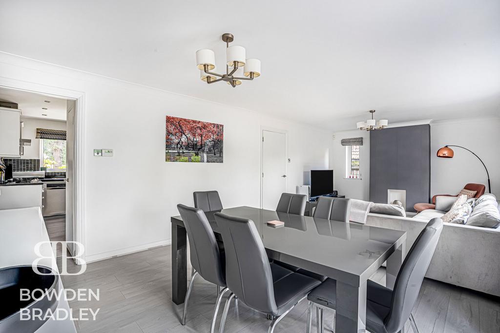 Open-plan living area, open plan living