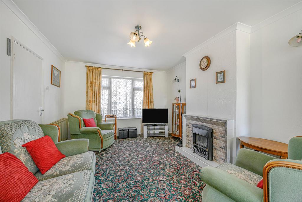 Living room, fireplace