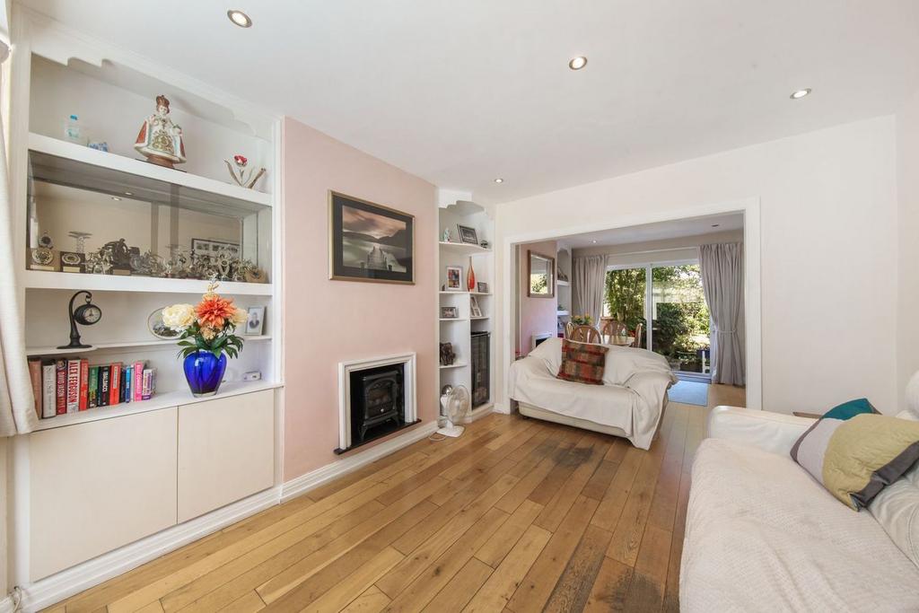 Living room, fireplace