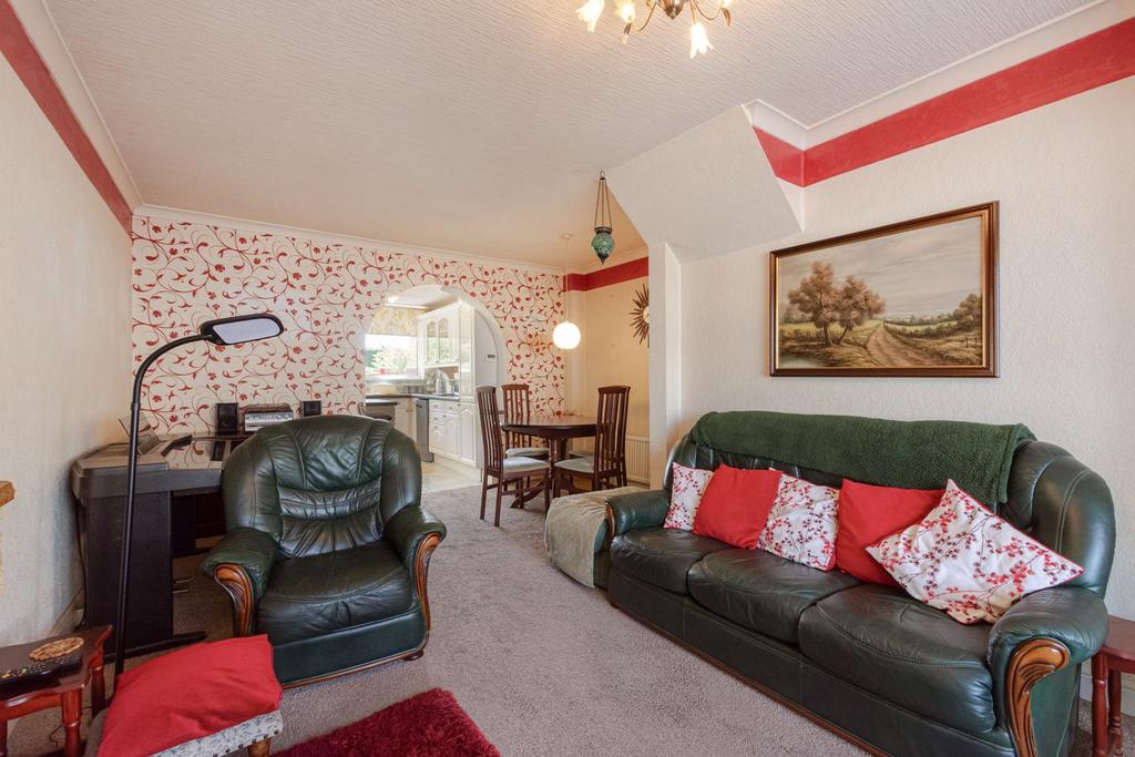 Living room, fireplace