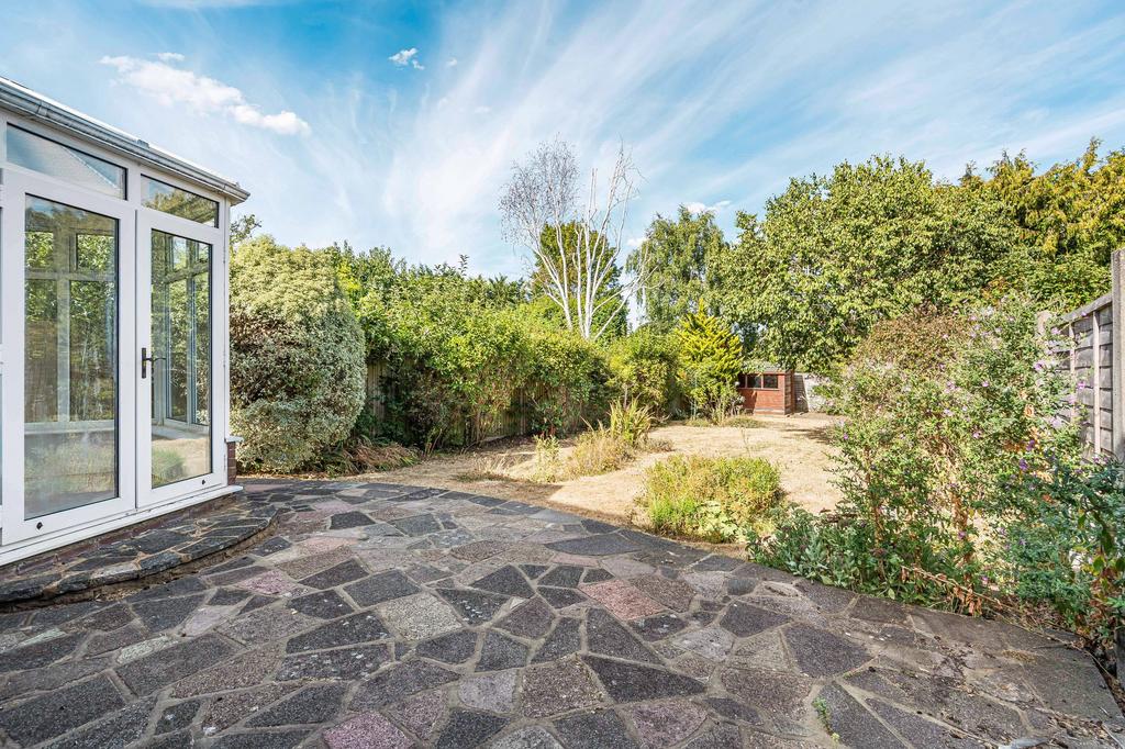 Patio view, garden