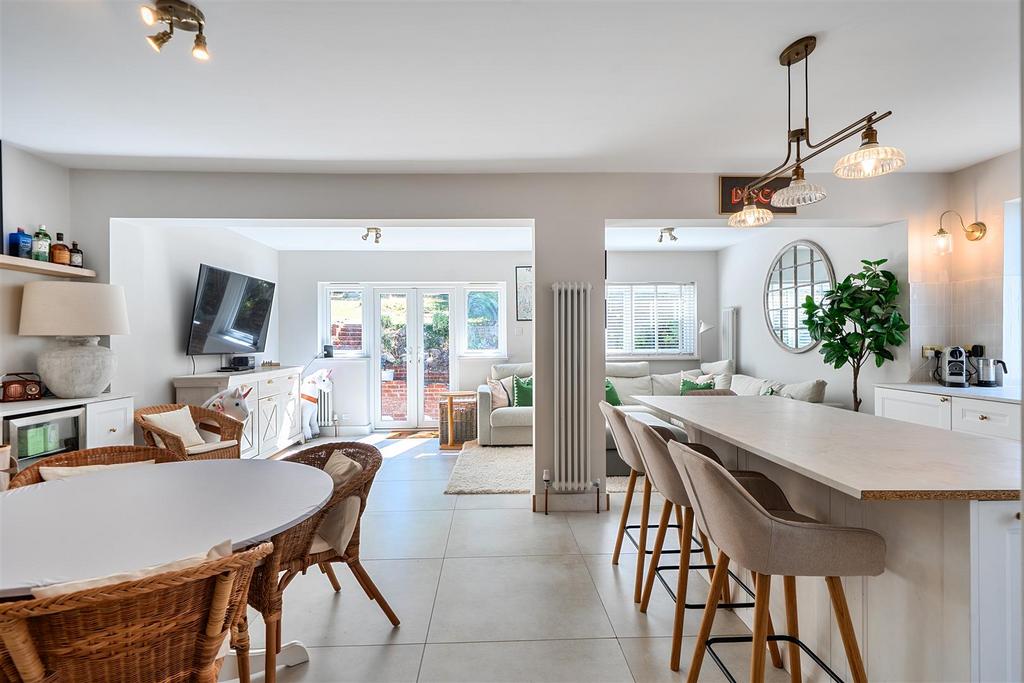 Open-plan living area, open plan living