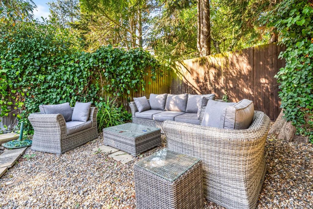 Patio view, garden
