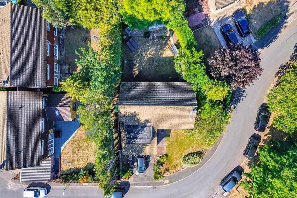 Aerial view, land