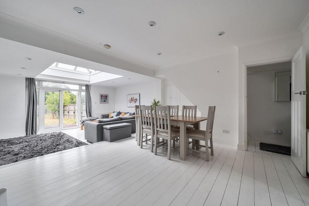 Open-plan living area, open plan living